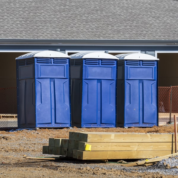 are there any restrictions on what items can be disposed of in the portable restrooms in Voluntown CT